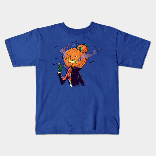 The Pumpkin Bun Kids T-Shirt by nickv47